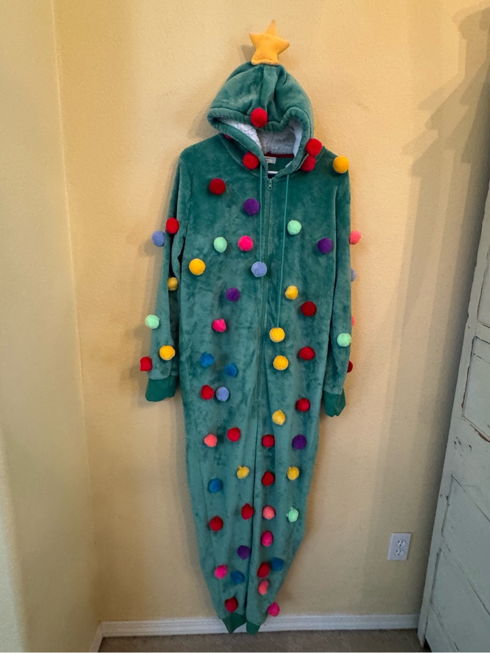Christmas Tree Onesie Halloween Costume Size Medium